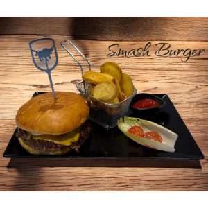 Smashed burger